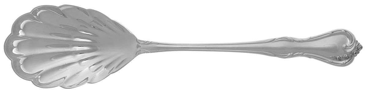 Rose Cascade (Sterling, 1957) Sugar Shell Spoon by Reed & Barton-1