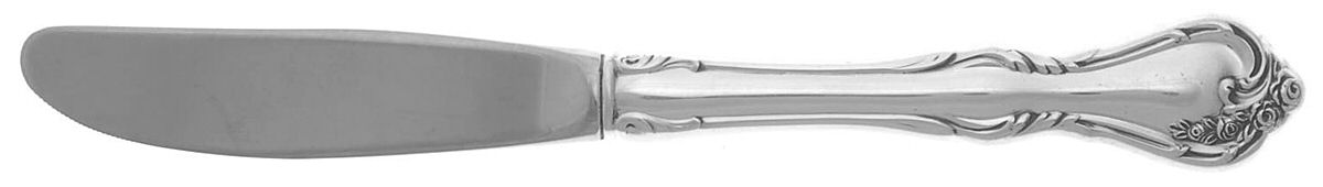 Rose Cascade (Sterling, 1957) Modern Hollow Butter Spreader (Stainless) by Reed & Barton-1