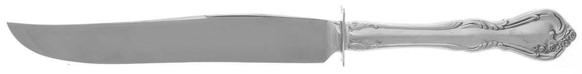Rose Cascade (Sterling, 1957) Small Carving Knife W/Sterling Guard by Reed & Barton-1