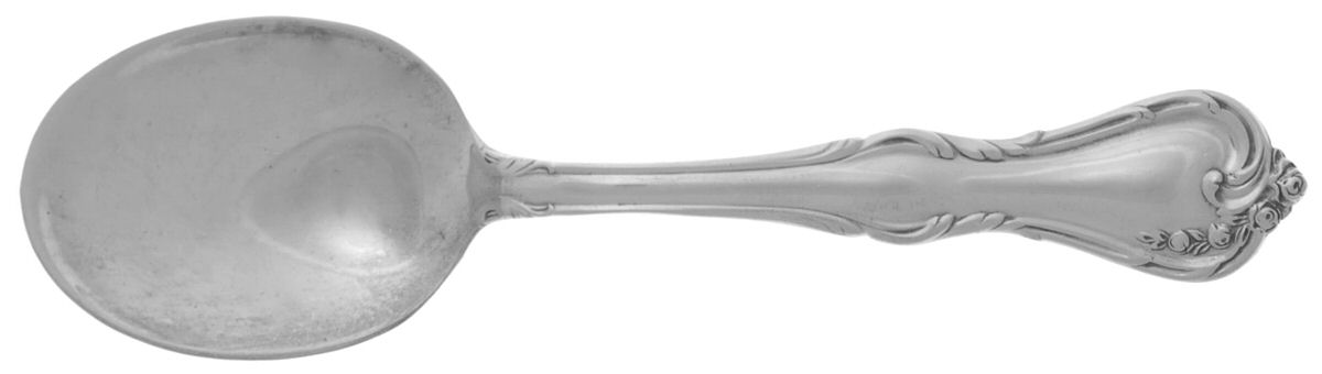 Rose Cascade (Sterling, 1957) Straight Handle Baby Spoon by Reed & Barton-1