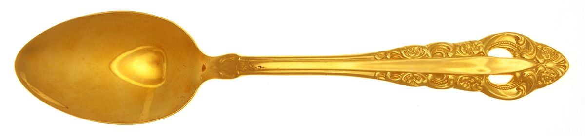 Royal Gold (Gold Electroplate) Teaspoon by Reed & Barton-1