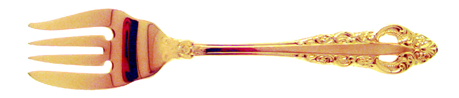 Royal Gold (Gold Electroplate) Individual Salad Fork by Reed & Barton-1
