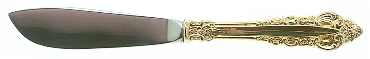 Royal Gold (Gold Electroplate) Hollow Handle Master Butter Knife by Reed & Barton-1