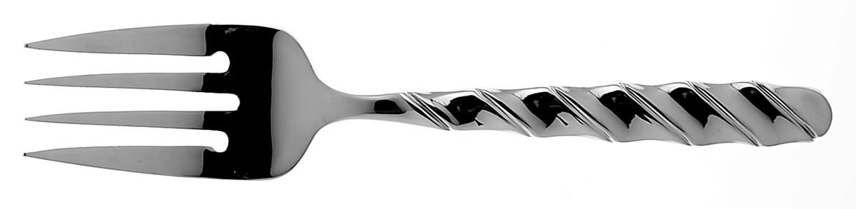 Robert Lee Morris (Stainless) Large Solid Cold Meat Serving Fork by Reed & Barton-1