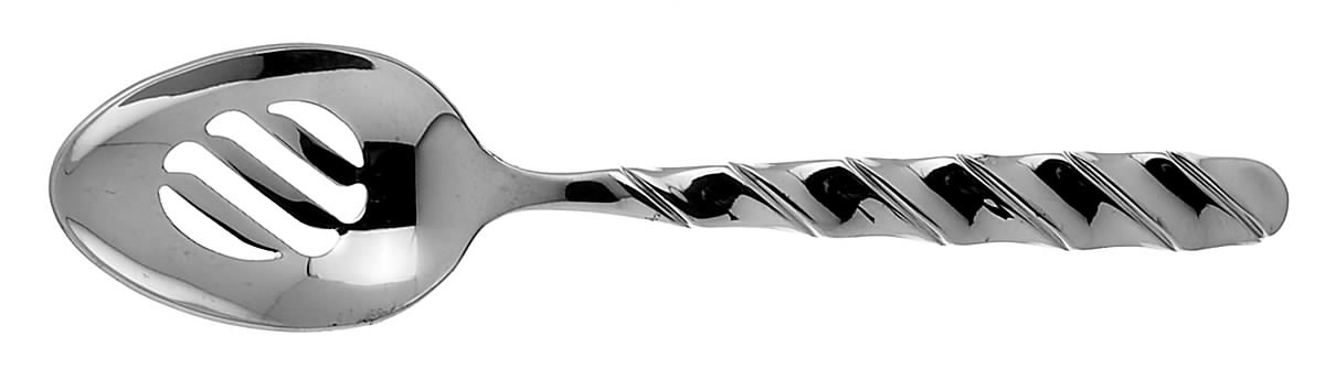 Robert Lee Morris (Stainless) Pierced Tablespoon (Serving Spoon) by Reed & Barton-1