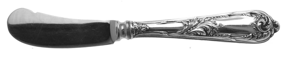 Romaine-Monique (Sterling, 1933, No Monos) Butter Spreader Hollow Hdl-Paddle/Stainless Blade by Reed & Barton-1
