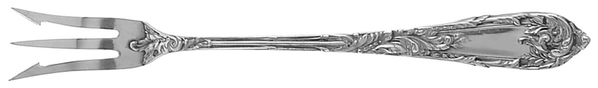 Romaine-Monique (Sterling, 1933, No Monos) Short Handle Pickle/Olive Fork by Reed & Barton-1
