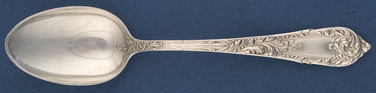 Romaine-Monique (Sterling, 1933, No Monos) Heavy Weight Oval Soup/Dessert Spoon by Reed & Barton-1