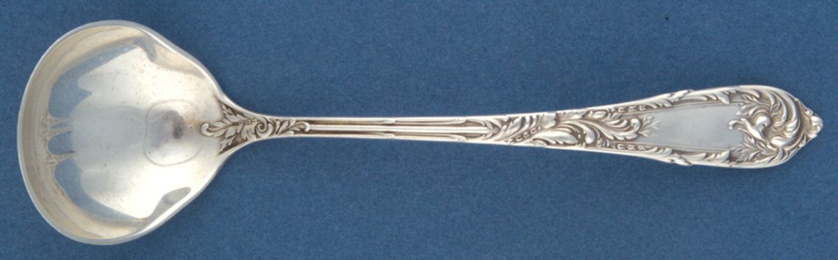 Romaine-Monique (Sterling, 1933, No Monos) Solid Piece Cream Ladle by Reed & Barton-1