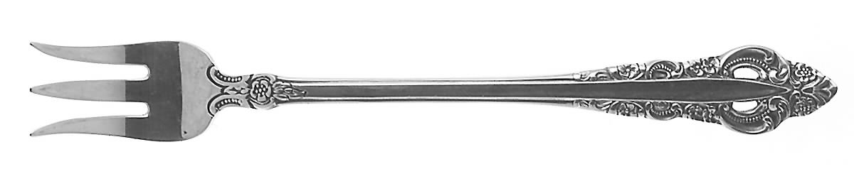 Royal Majesty (Stainless, 1971) Cocktail/Seafood Fork by Reed & Barton-1