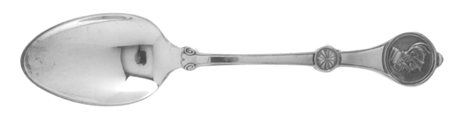 Roman Medallion (Silverplate, 1868) Teaspoon by Reed & Barton-1