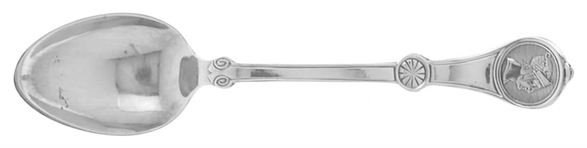 Roman Medallion (Silverplate, 1868) Demitasse Spoon by Reed & Barton-1