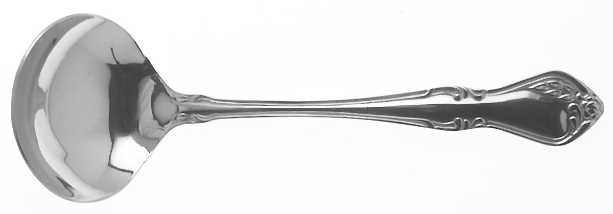 Rose Queen (Stainless) Solid Gravy Ladle by Reed & Barton-1