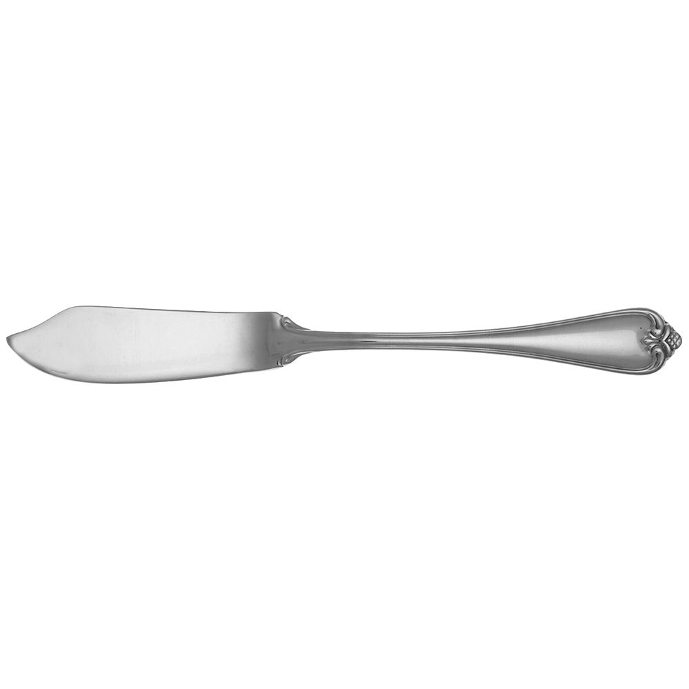 Rosecliff (Stainless, 1985) Flat Handle Master Butter Knife by Reed & Barton-1