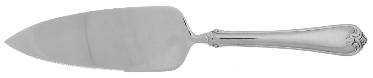 Rosecliff (Stainless, 1985) Pie Server with Serrated Stainless Blade HC by Reed & Barton-1