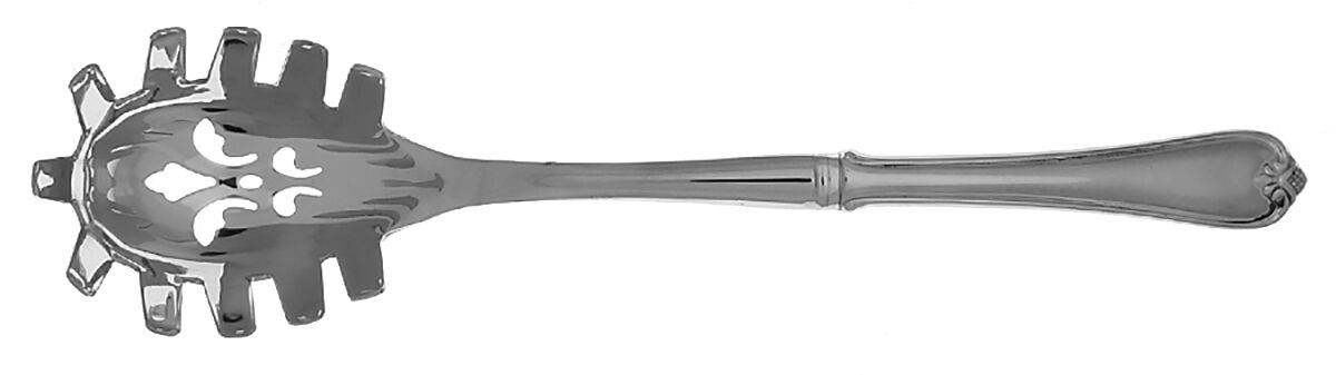 Rosecliff (Stainless, 1985) Pasta Server with Stainless Bowl HC by Reed & Barton-1