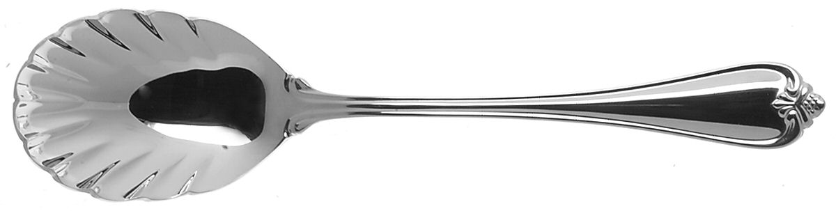 Rosecliff (Stainless, 1985) Sugar Shell Spoon by Reed & Barton-1