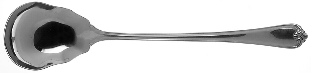 Rosecliff (Stainless, 1985) Oversize Solid Salad Serving Spoon by Reed & Barton-1