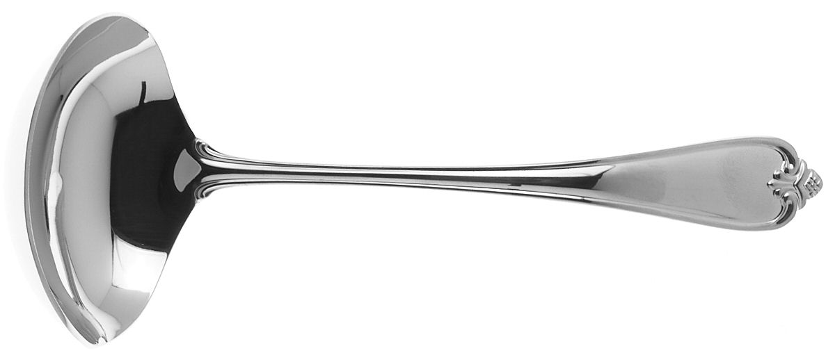 Rosecliff (Stainless, 1985) Solid Gravy Ladle by Reed & Barton-1