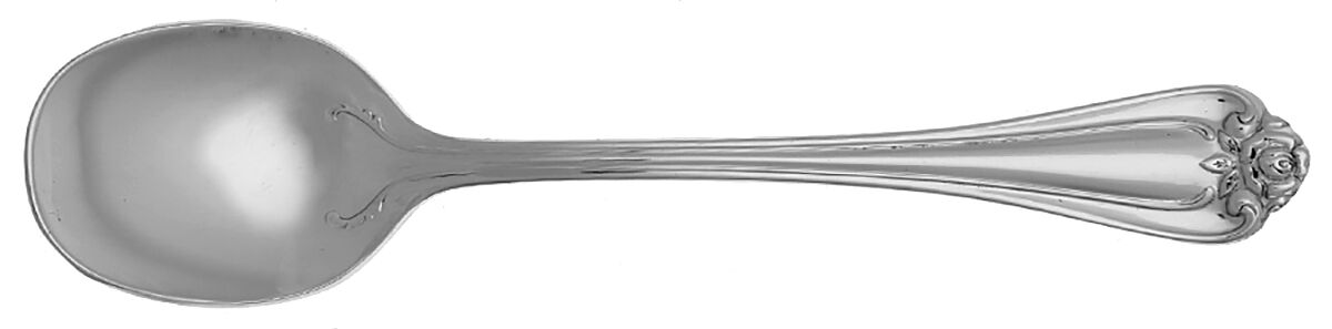 Roseland (Stainless) Round Bowl Soup Spoon (Cream Soup) HC by Reed & Barton-1