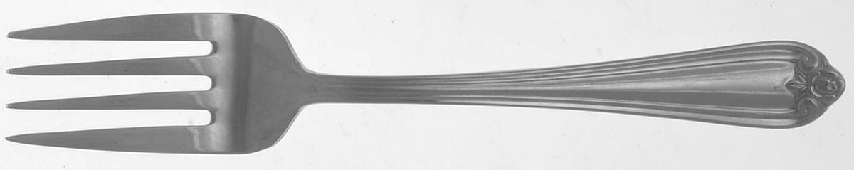 Roseland (Stainless) Individual Salad Fork by Reed & Barton-1