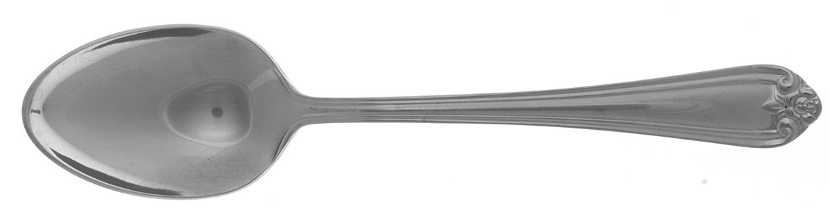 Rosebud (Stainless) Tablespoon (Serving Spoon) by Reed & Barton-1