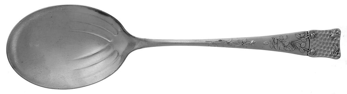 Russian (Silverplate, 1883) Solid Serving Spoon by Reed & Barton-1