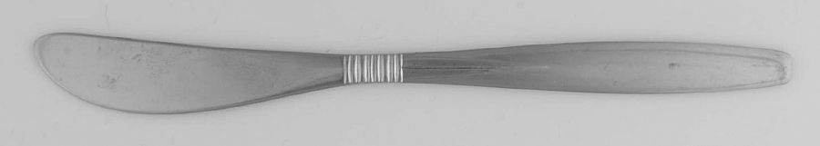 Safari (Stainless) Flat Handle Butter Spreader by Reed & Barton-1