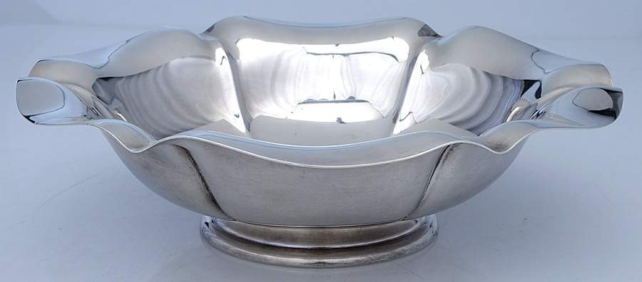 Salem (Sterling, Hollowware) Round Sterling Footed Centerpiece by Reed & Barton-1