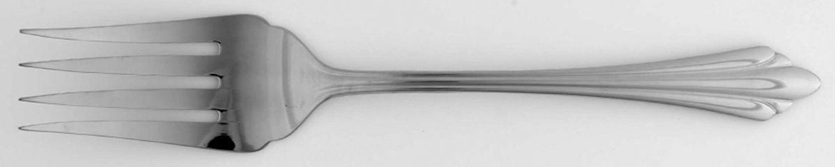 Sarajevo (Stainless) Medium Solid Cold Meat Serving Fork by Reed & Barton-1