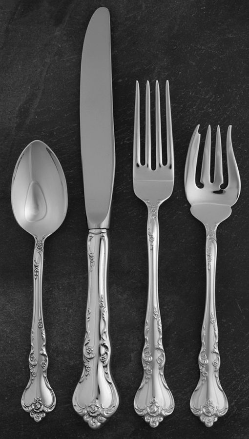 Savannah (Sterling, 1962, No Monograms) 4 Piece Place Size Setting by Reed & Barton-1