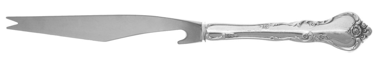 Savannah (Sterling, 1962, No Monograms) Bar Knife Serving with Stainless Blade HC by Reed & Barton-1