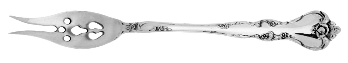 Savannah (Sterling, 1962, No Monograms) Olive Fork with Short Handle HC by Reed & Barton-1