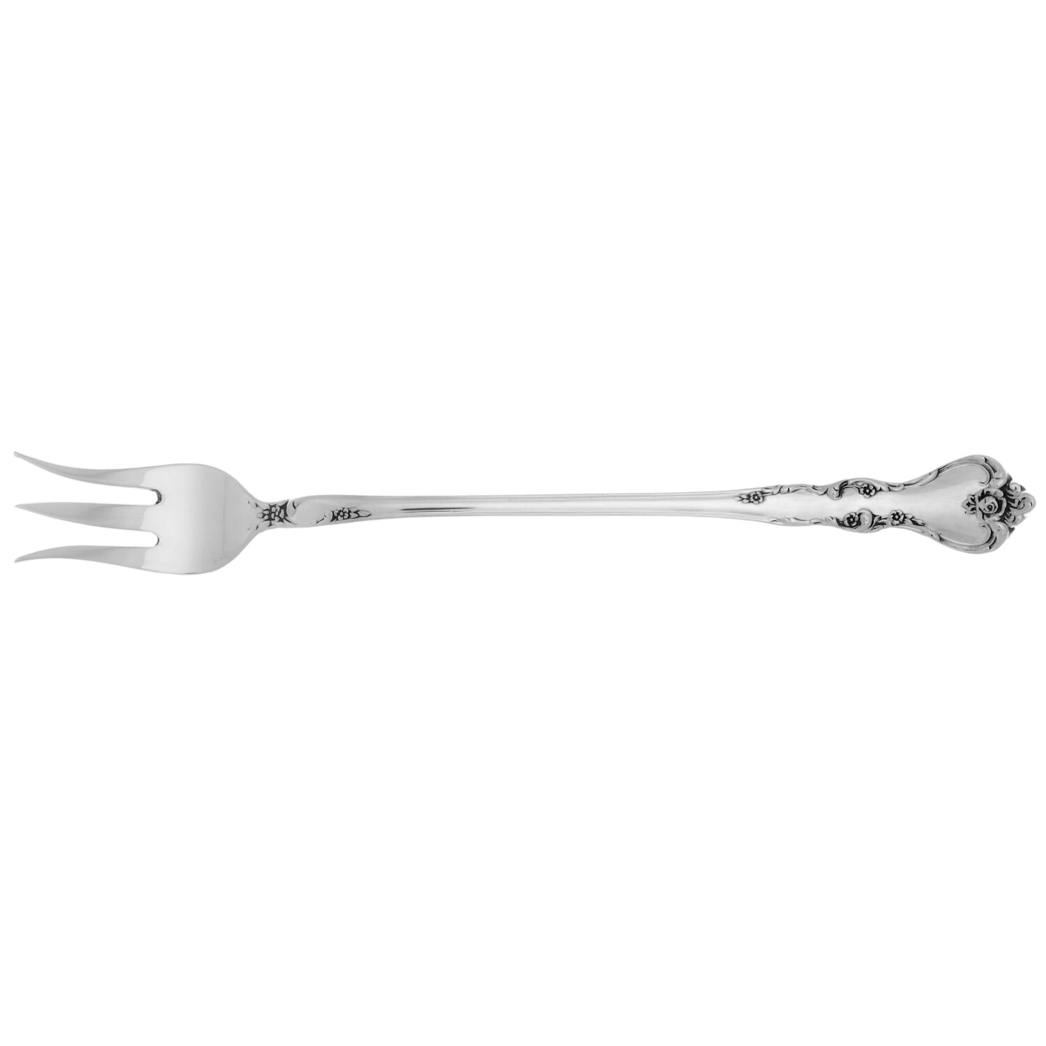 Savannah (Sterling, 1962, No Monograms) Cocktail/Seafood Fork by Reed & Barton-1