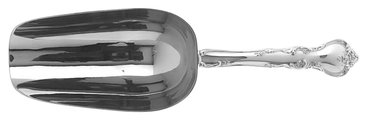 Savannah (Sterling, 1962, No Monograms) Ice Scoop with Silverplate Bowl by Reed & Barton-1