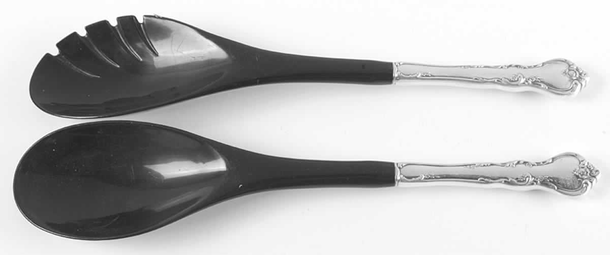 Savannah (Sterling, 1962, No Monograms) Plastic Bowl 2-Piece Salad Set by Reed & Barton-1