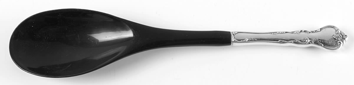 Savannah (Sterling, 1962, No Monograms) Salad Serving Spoon with Plastic Bowl by Reed & Barton-1
