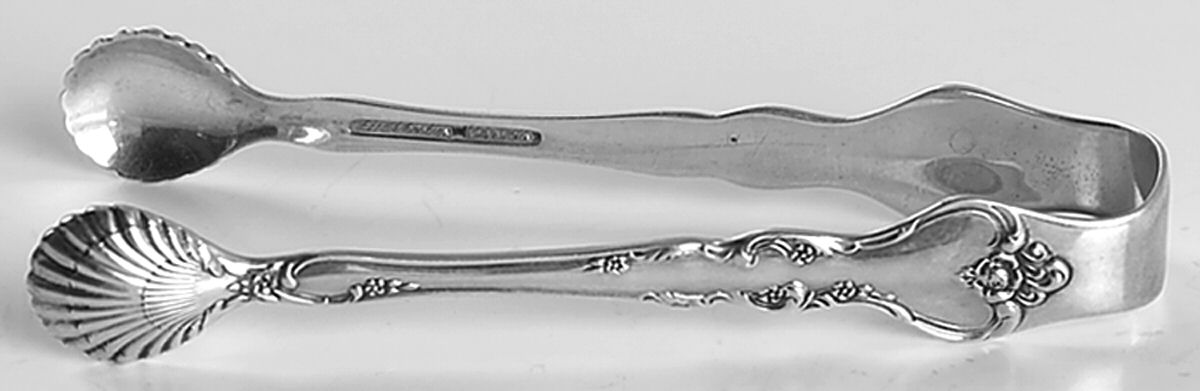 Savannah (Sterling, 1962, No Monograms) Small Sugar Tongs by Reed & Barton-1