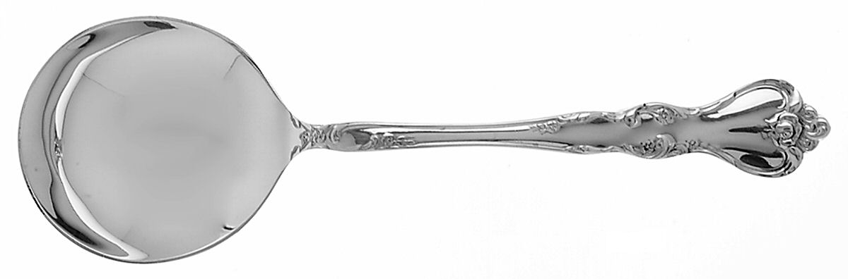 Savannah (Sterling, 1962, No Monograms) Round Bowl Soup Spoon (Cream Soup) by Reed & Barton-1
