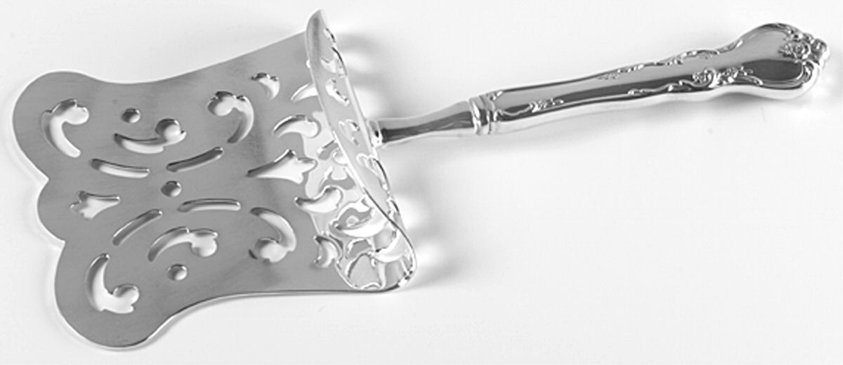 Savannah (Sterling, 1962, No Monograms) Hollow Asparagus Server with Silverplate Hood by Reed & Barton-1