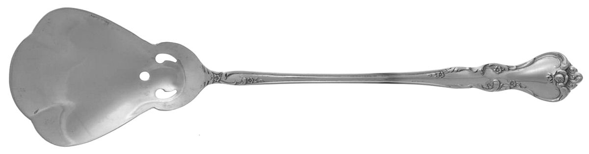 Savannah (Sterling, 1962, No Monograms) Large Lettuce Serving Spoon by Reed & Barton-1