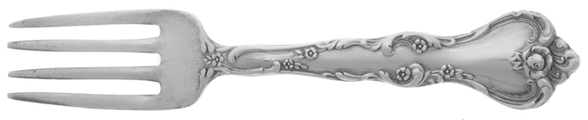 Savannah (Sterling, 1962, No Monograms) Baby Fork by Reed & Barton-1