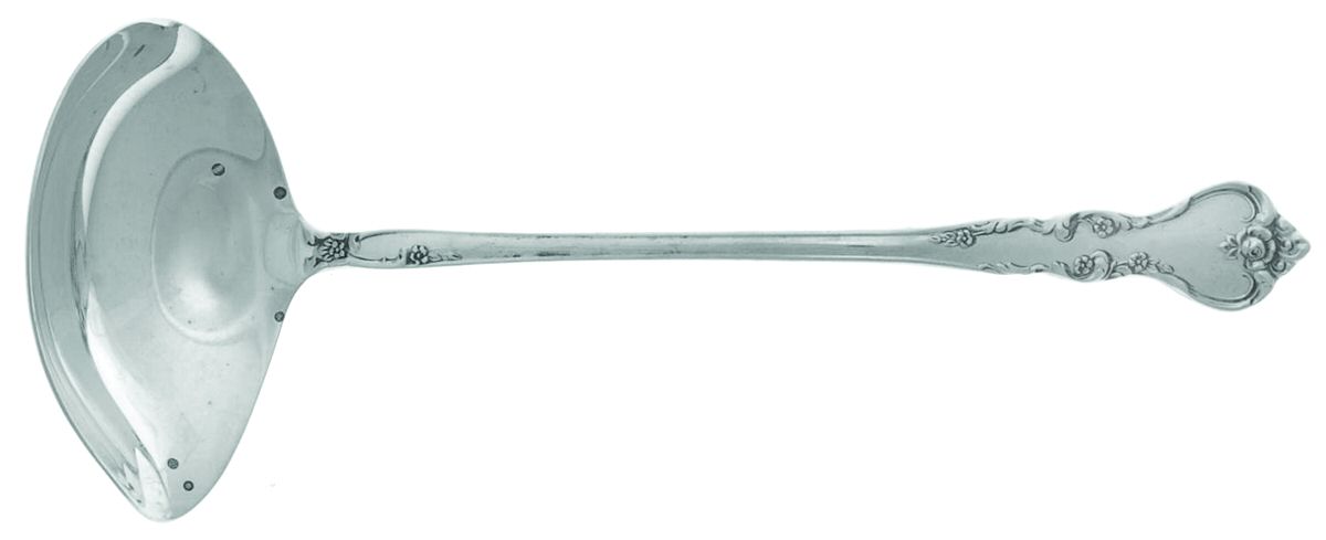 Savannah (Sterling, 1962, No Monograms) Solid Piece Cream Ladle by Reed & Barton-1