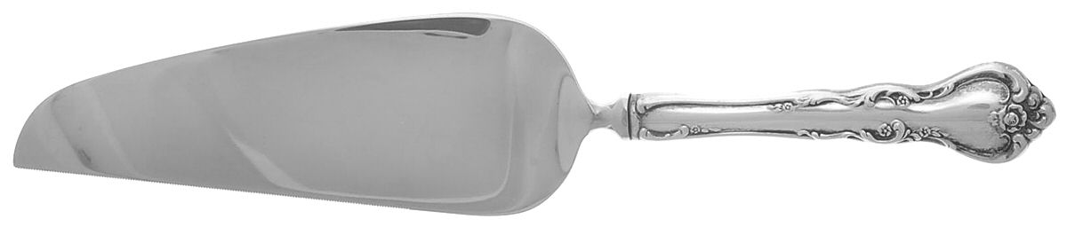 Savannah (Sterling, 1962, No Monograms) Pie & Cake Server with Stainless Blade by Reed & Barton-1