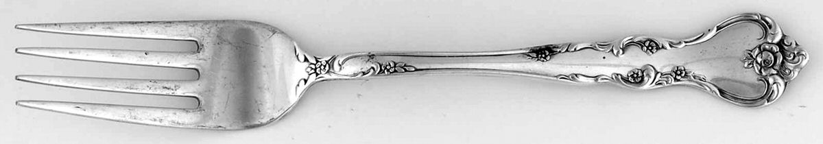 Savannah (Sterling, 1962, No Monograms) Youth Fork by Reed & Barton-1