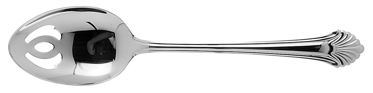 Seafare (Stainless) Pierced Tablespoon (Serving Spoon) by Reed & Barton-1