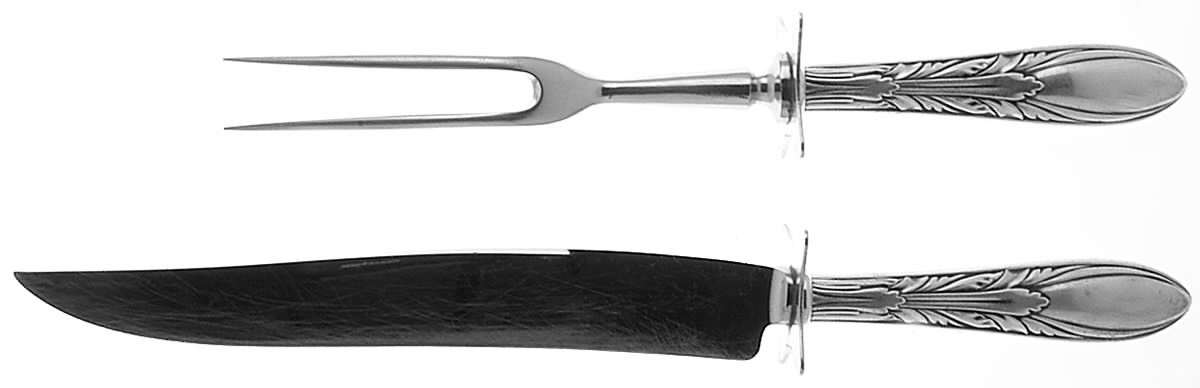 Serenade (Sterling, 1934) Small Stainless Blade 2-Piece Steak Carving Set by Reed & Barton-1