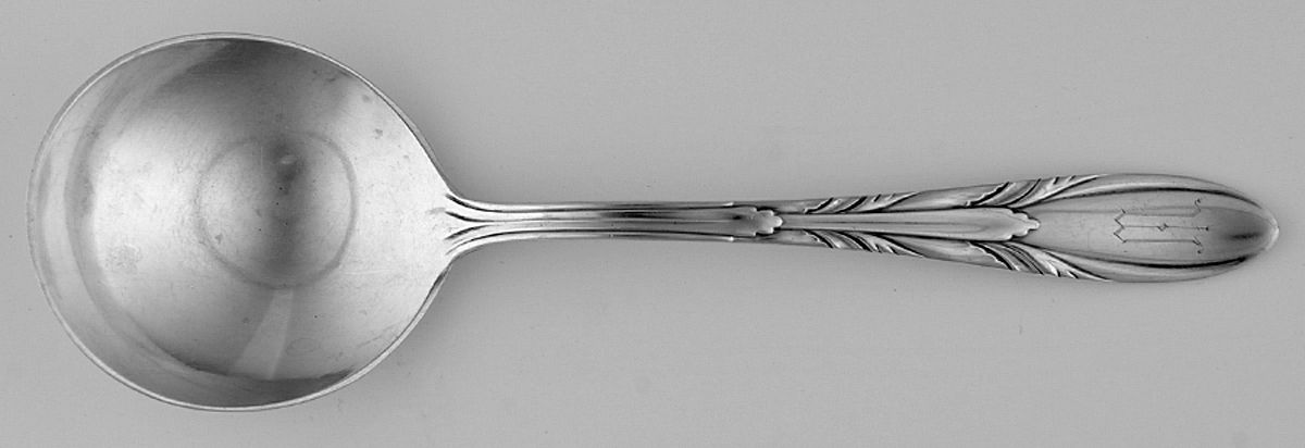 Serenade (Sterling, 1934) Round Bowl Soup Spoon (Cream Soup) by Reed & Barton-1