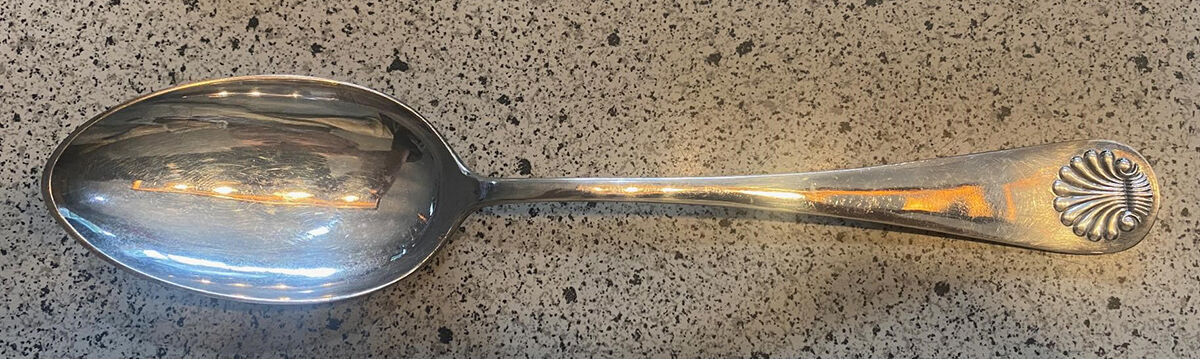 Shell (Sterling, 1900) Place/Oval Soup Spoon by Reed & Barton-1