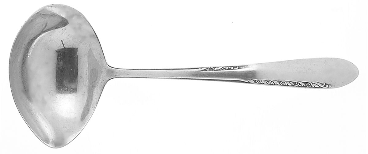 Silver Blossom (Silverplate, 1955) Solid Gravy Ladle by Reed & Barton-1